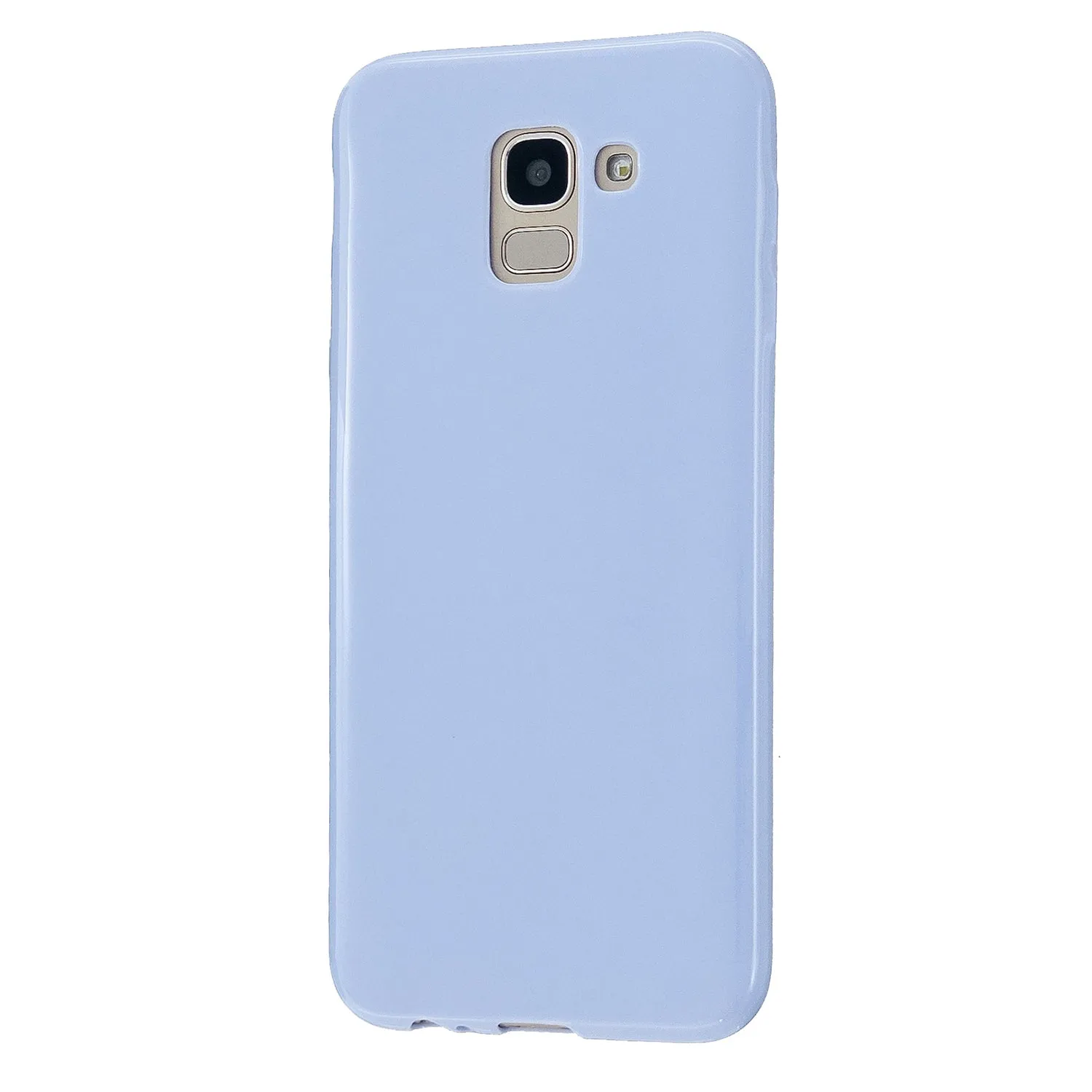 For Samsung A6/A6 Plus 2018 Smartphone Case Soft TPU Precise Cutouts Full Body Protection Mobile Phone Shell Milk white