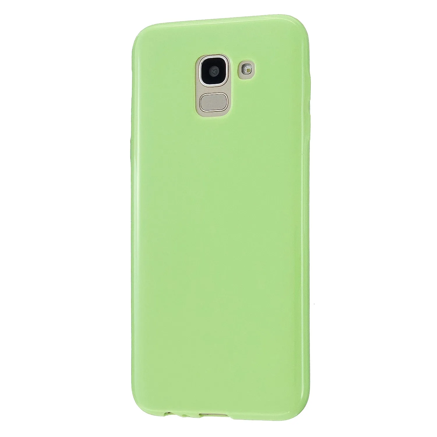 For Samsung A6/A6 Plus 2018 Smartphone Case Soft TPU Precise Cutouts Full Body Protection Mobile Phone Shell Milk white