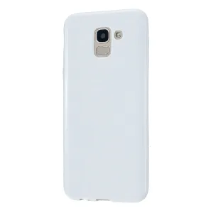 For Samsung A6/A6 Plus 2018 Smartphone Case Soft TPU Precise Cutouts Full Body Protection Mobile Phone Shell Milk white
