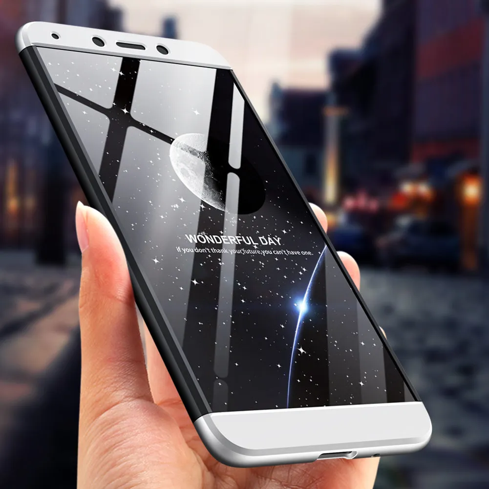 For XIAOMI Redmi 6A Ultra Slim PC Back Cover Non-slip Shockproof 360 Degree Full Protective Case black_XIAOMI Redmi 6A