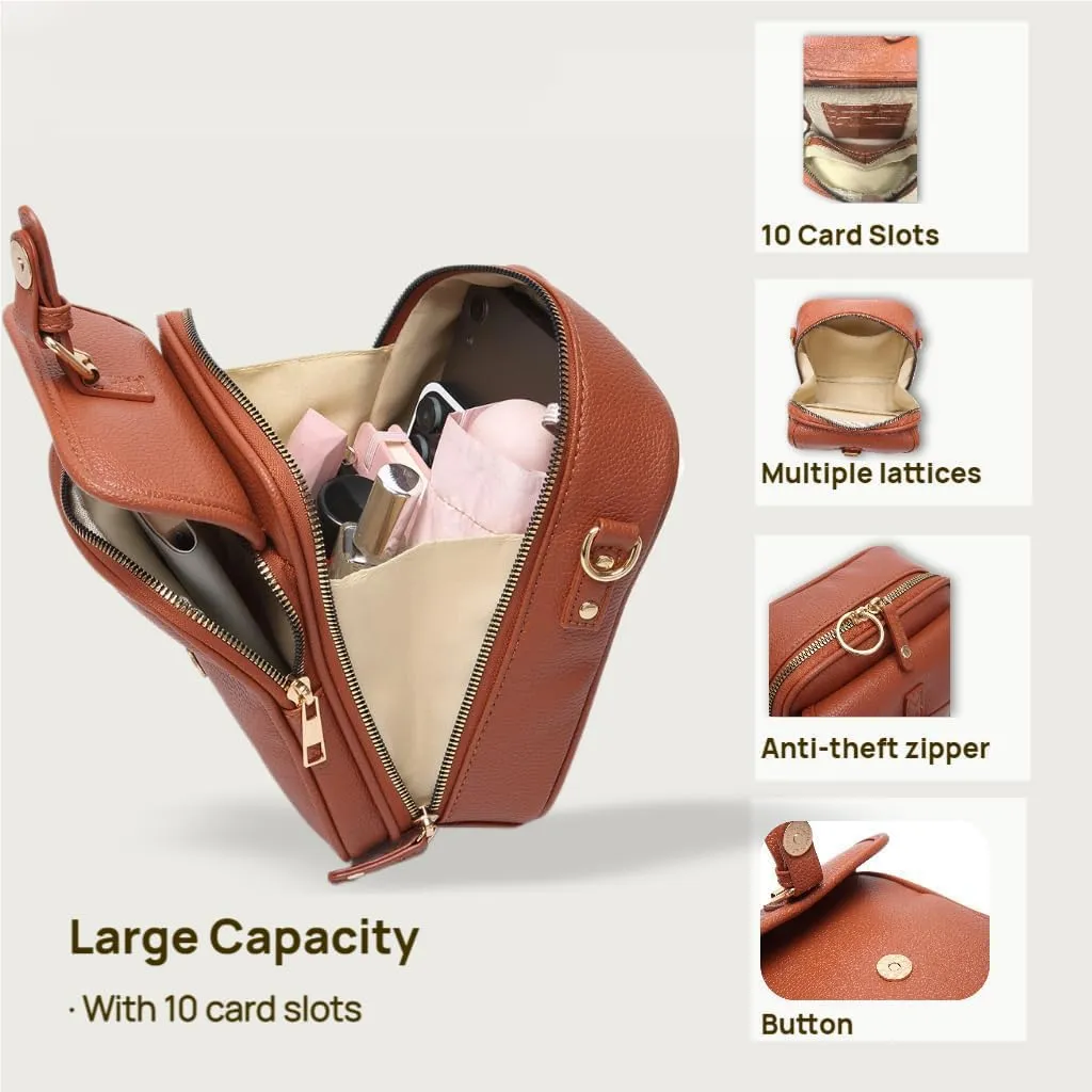 Forcipower Crossbody Bag, Collaboraten1 Crossbody Leather Bag, Urvashi Crossbody Leather Bag