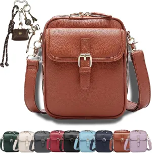 Forcipower Crossbody Bag, Collaboraten1 Crossbody Leather Bag, Urvashi Crossbody Leather Bags for Women, Vintage