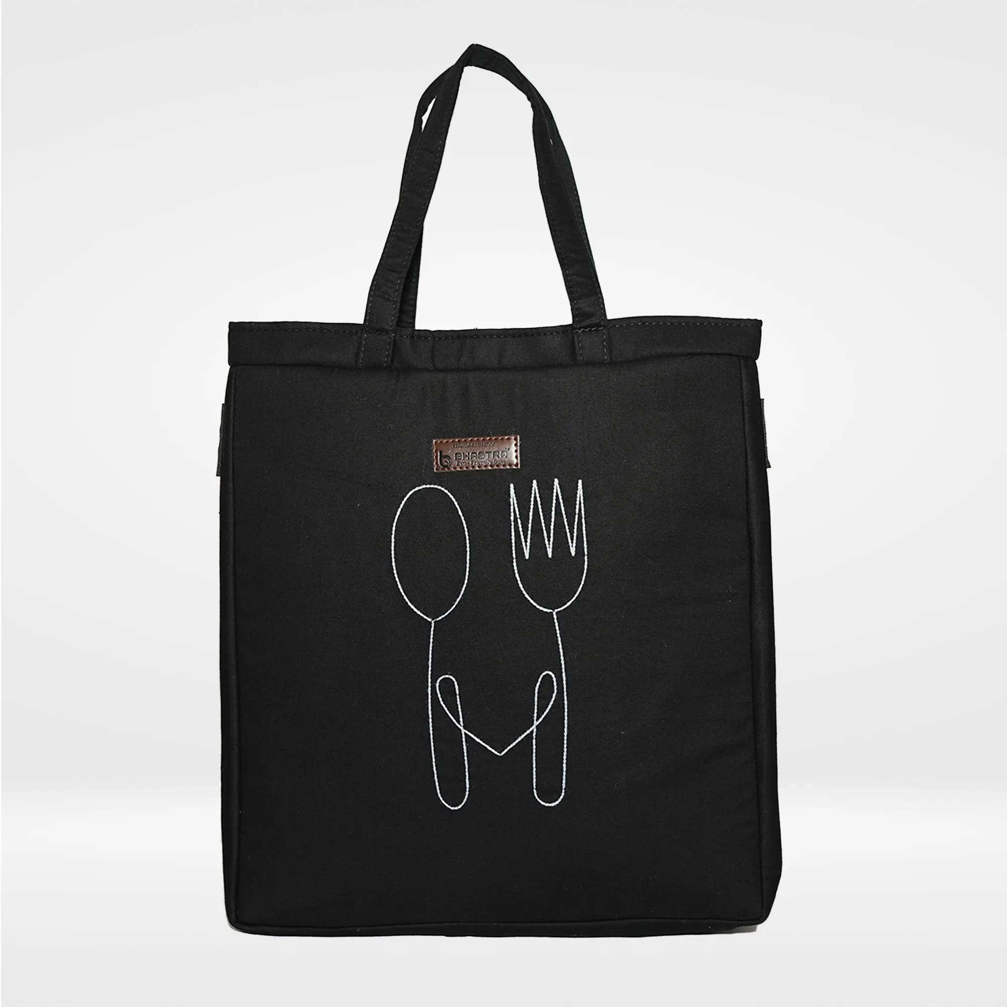 Fork and spoon-Black Tiffin Bag