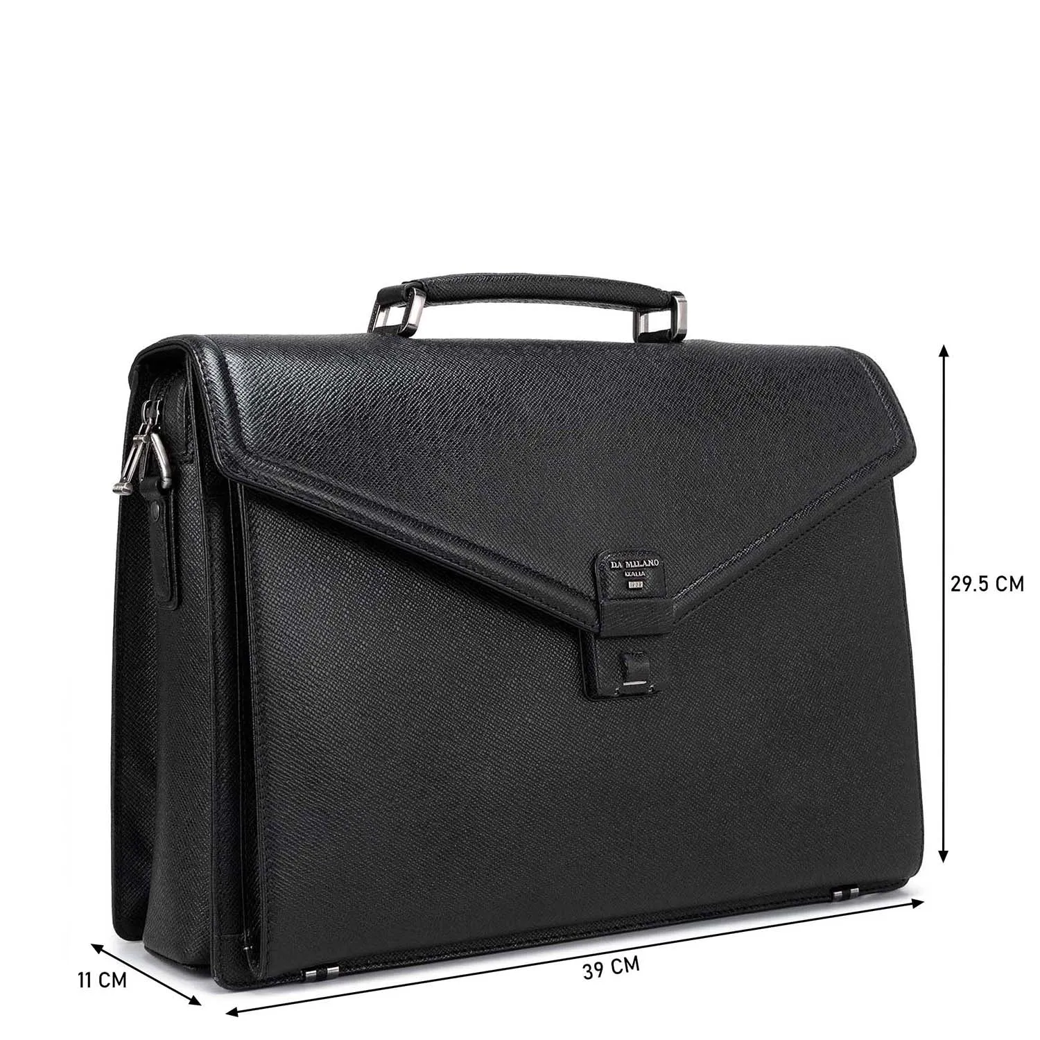 Franzy Leather Portfolio - Black