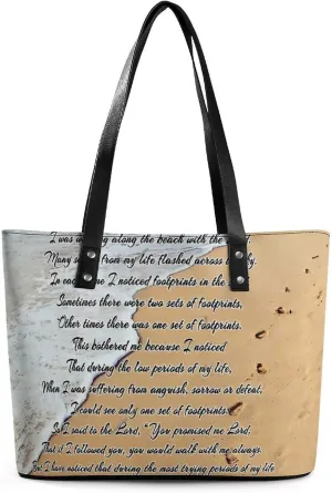 French Engraved Floral Toile Leather Handbag Smooth Wrinkle Resistant Lightweight And Convenient