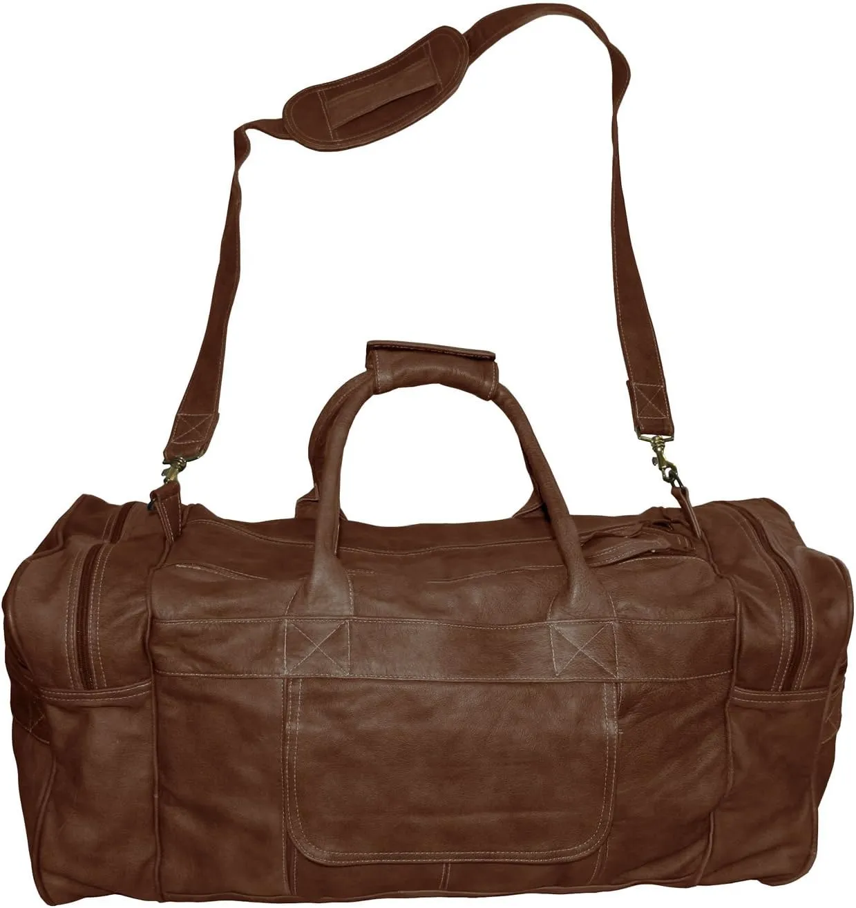 Full Hide Leather Travel/Flight Duffle Bag
