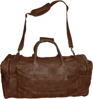 Full Hide Leather Travel/Flight Duffle Bag