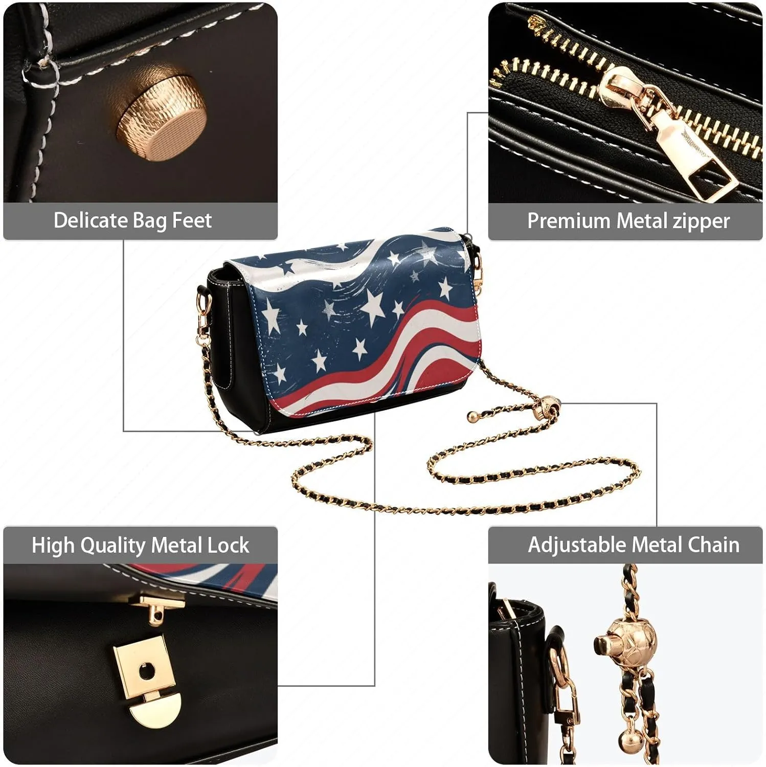 GAIGEO Mardi Gras Pattern Crossbody Leather Bags for Women, Leather Crossbody Bag, Womens Leather Crossbody Bags