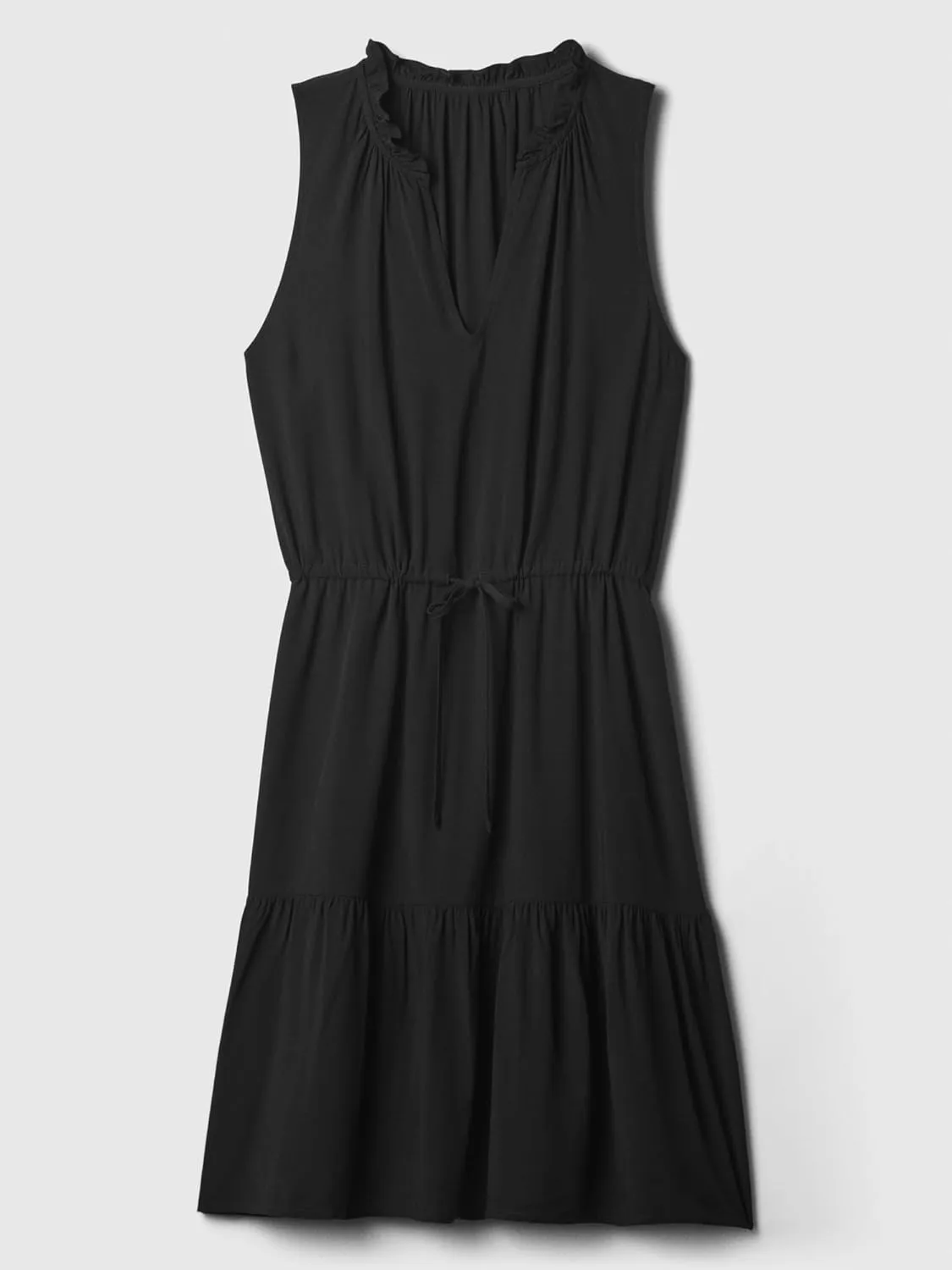 GAP Women's Sleeveless Split Neck Dress