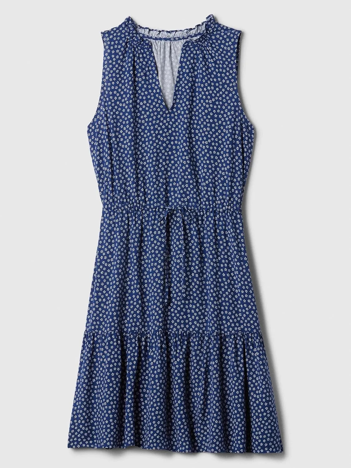 GAP Women's Sleeveless Split Neck Dress