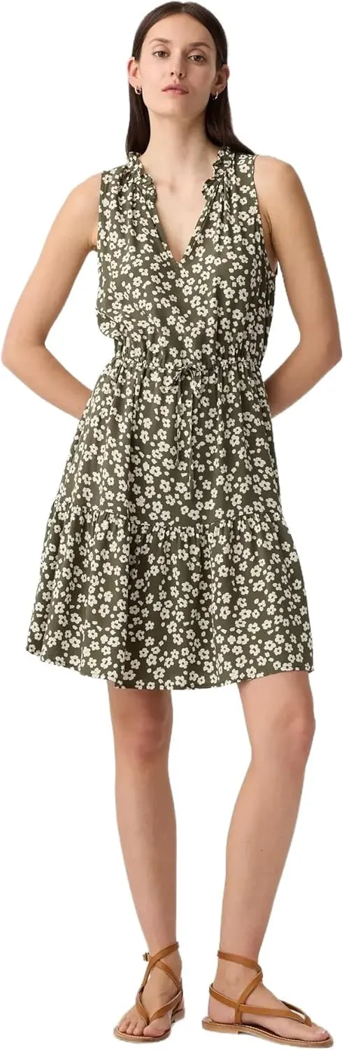 GAP Women's Sleeveless Split Neck Dress