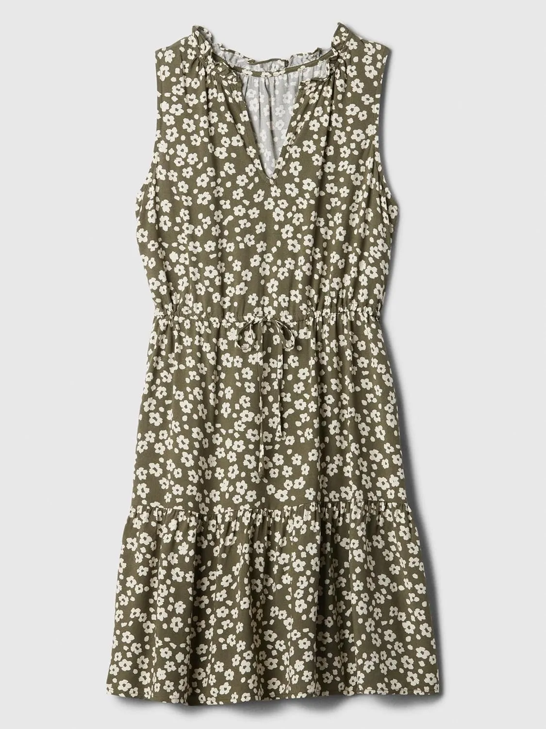 GAP Women's Sleeveless Split Neck Dress