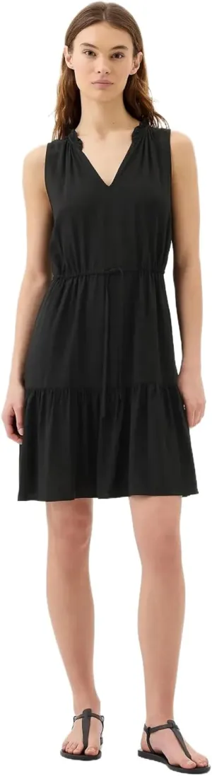 GAP Women's Sleeveless Split Neck Dress