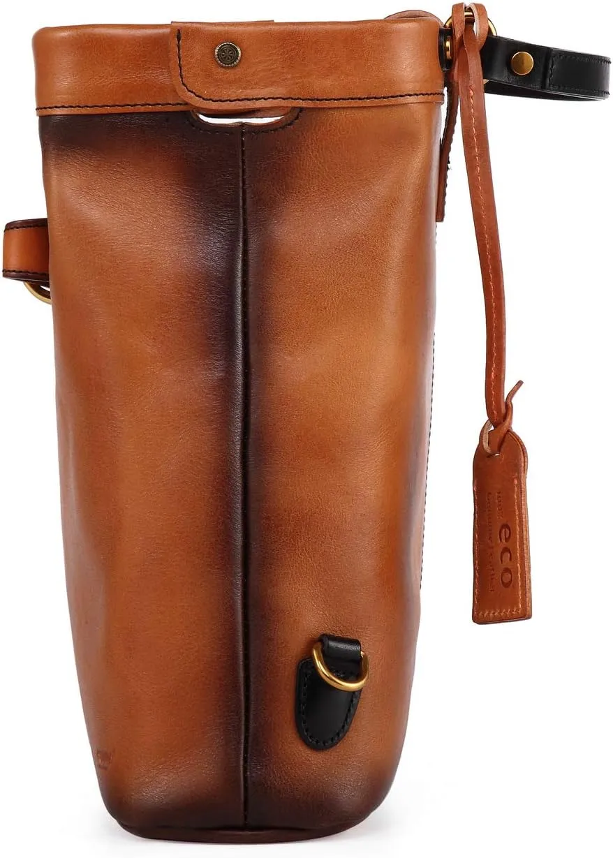 Genuine Leather Backpack Purse for Women Convertible Shoulder Bag Fashion Casual Backpack Ladies Leather Shoulderbag (Chestnut Ombre)