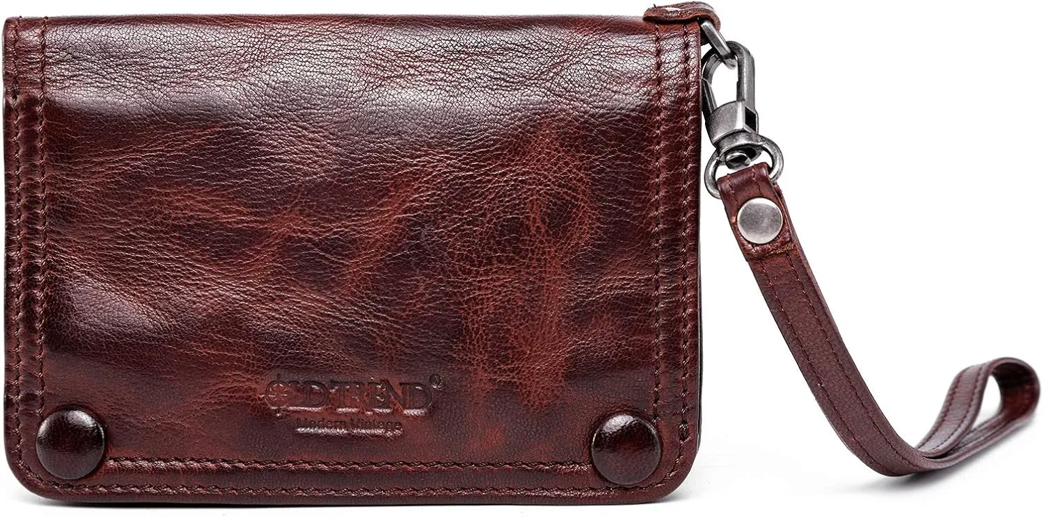 Genuine Leather Clutch Basswood