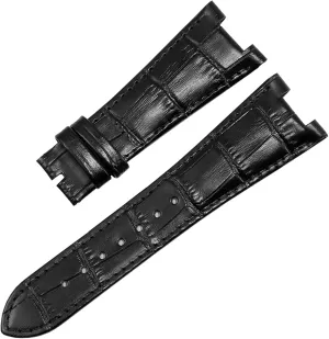 Genuine Leather Watch Band For Patek Philippe 5711 5712G Nautilus Watchs Men And Women Special Notch 25mm*12mm Watch Strap