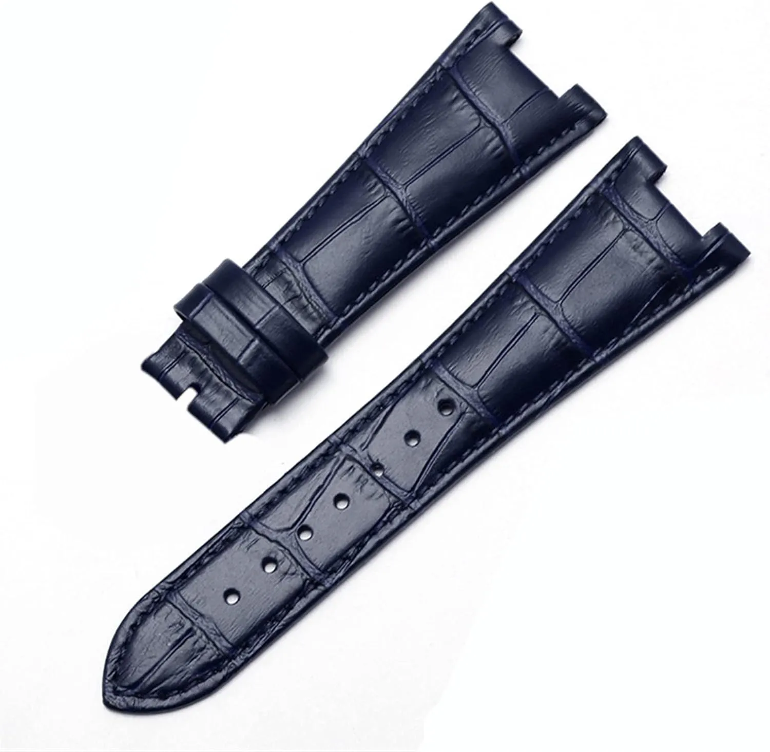 Genuine Leather Watch Band for Patek Philippe 5711 5712G Nautilus Watchs Men and Women Special Notch 25mm*12mm Watch Strap