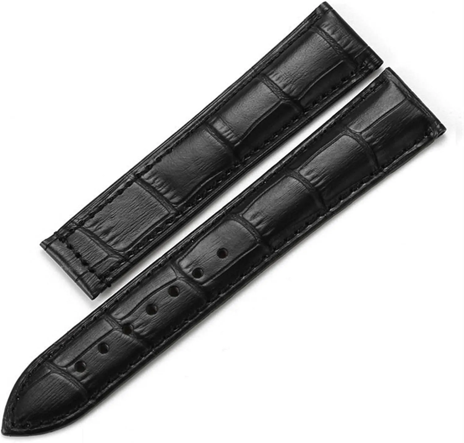 Genuine Leather Watch Strap for Omega Watch Seamaster wristband 19mm 20mm 22mm Deployant Clasp Black Brown Watchband Bracelet