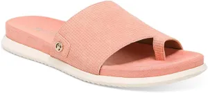 Giani Bernini Womens Cristeena Faux Leather Slide Sandals Pink 7 Medium (B,M)