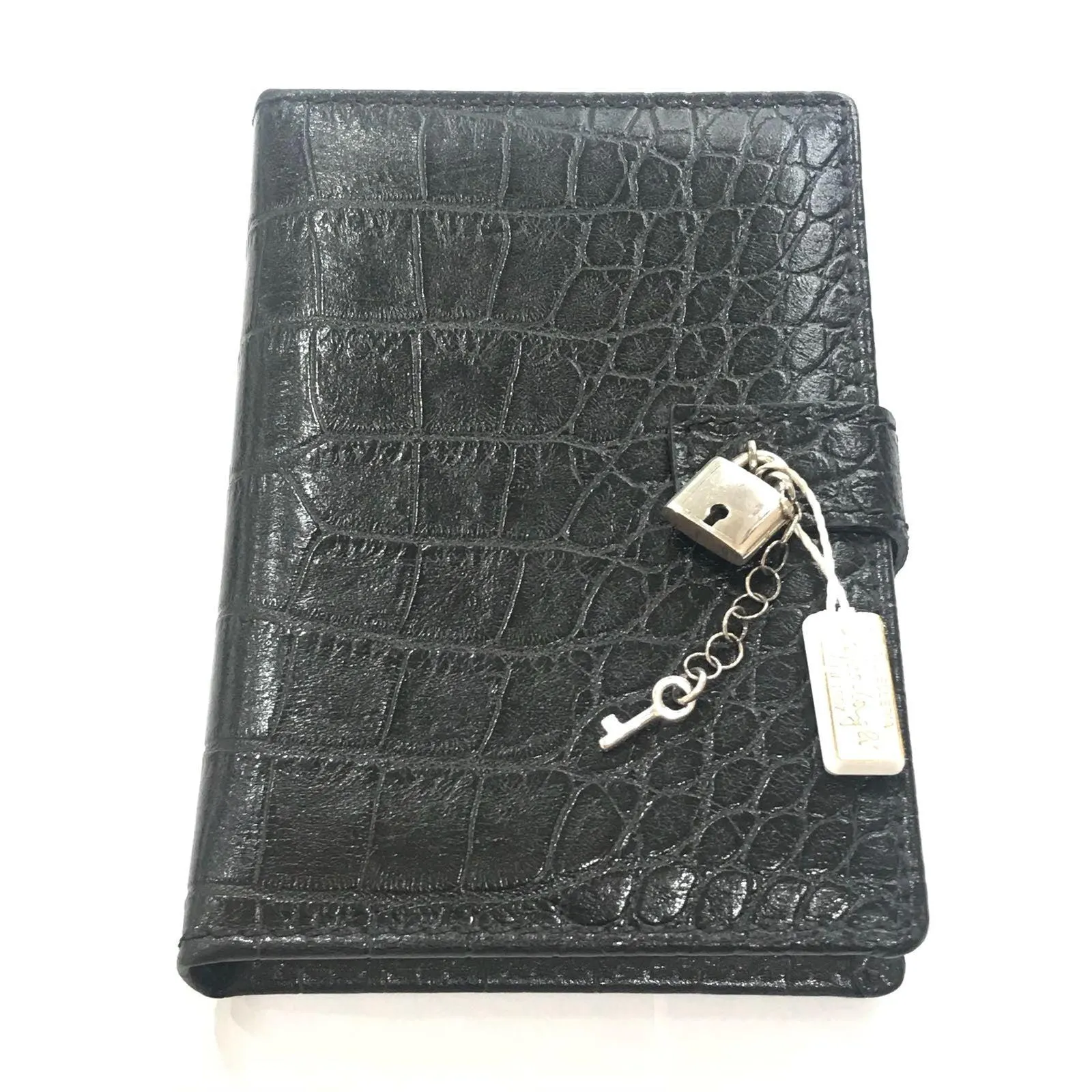 Giovanni Raspini Agenda with silver leather padlock 2131