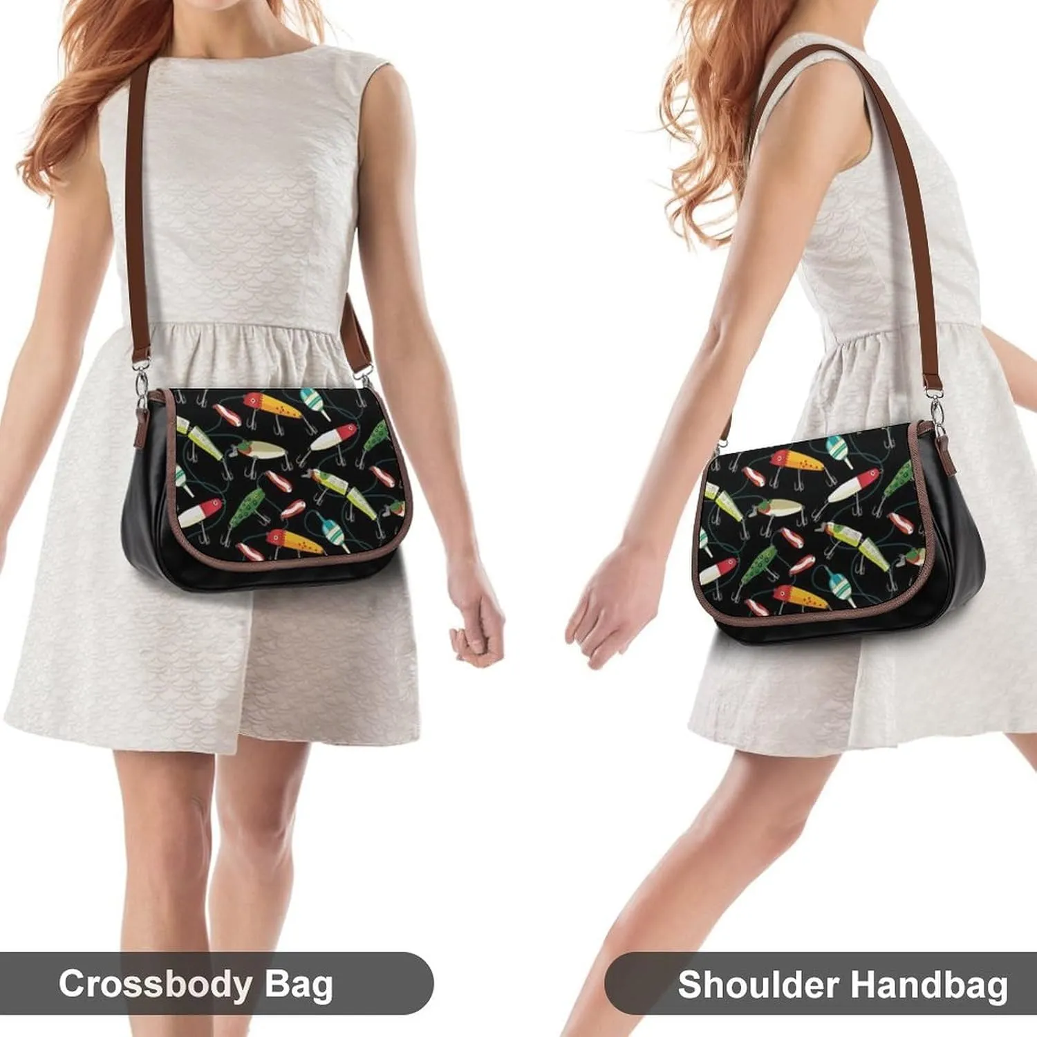 Gothic Magic Witch Witchy Fashionable And Exquisite Shoulder Bag, Convenient Leather Crossbody Bag for Going Out