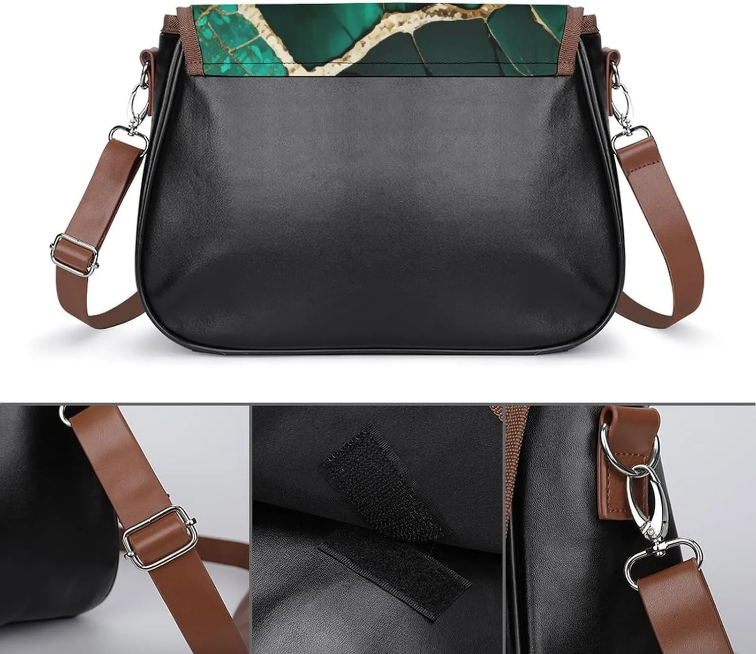 Gothic Magic Witch Witchy Fashionable And Exquisite Shoulder Bag, Convenient Leather Crossbody Bag for Going Out