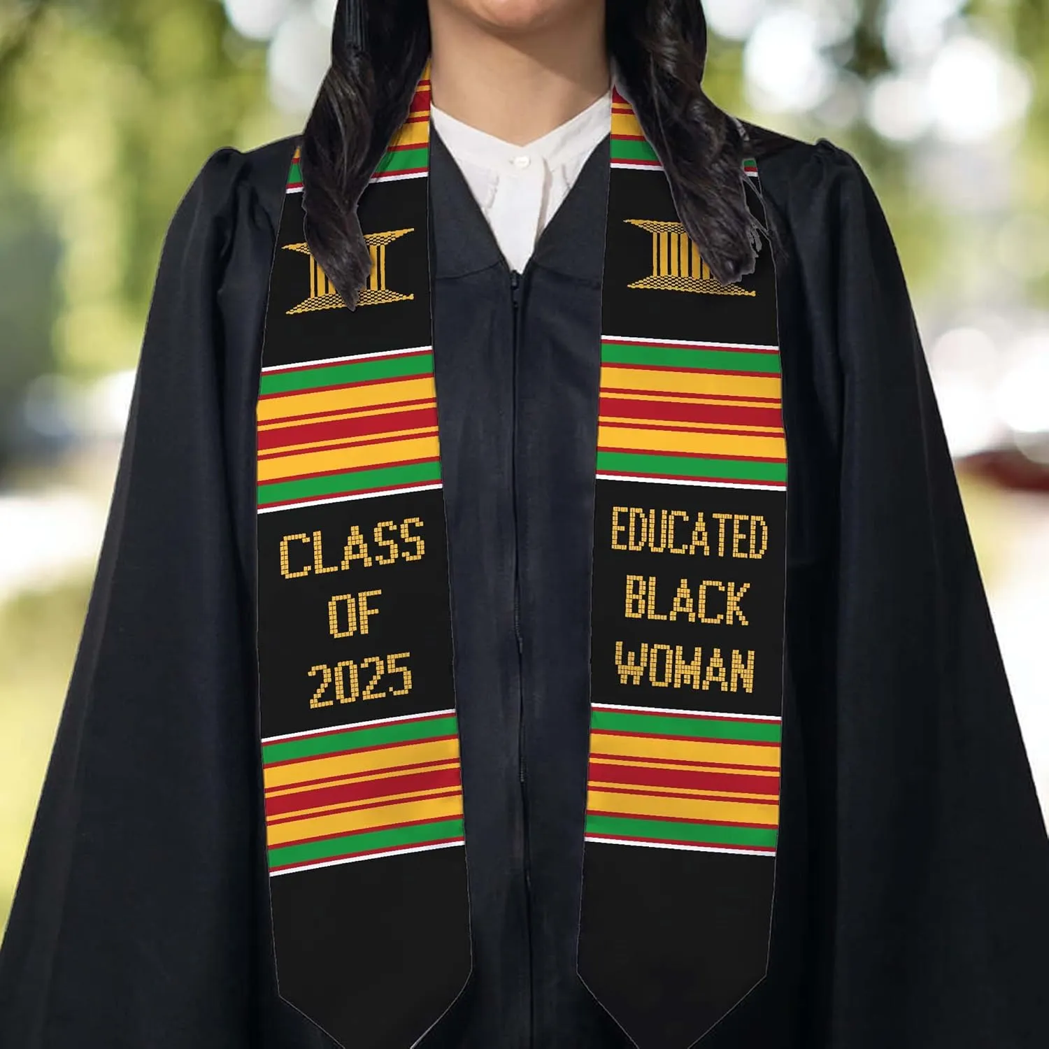 Graduation Stole African American, Black Grads Matter African Sash, Graduation Sash Class of 2025