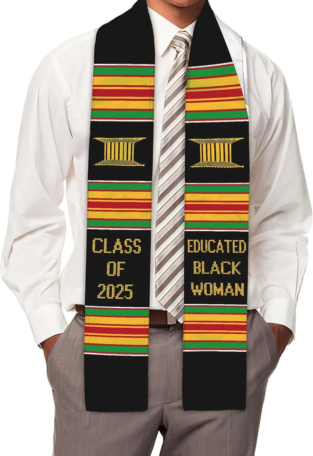 Graduation Stole African American, Black Grads Matter African Sash, Graduation Sash Class of 2025