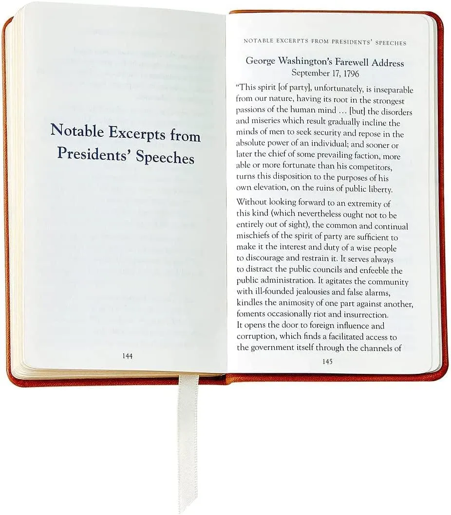 Graphic Image The United States Constitution and Related Documents | Published and Bound in the USA | Genuine Leather Soft Cover | Pocket Size (3.13" x 5.25", Black)