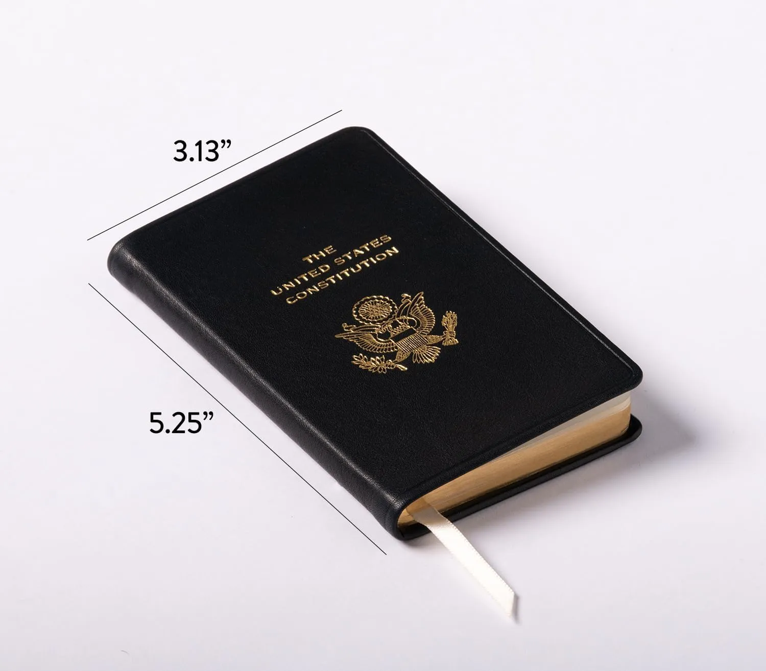 Graphic Image The United States Constitution and Related Documents | Published and Bound in the USA | Genuine Leather Soft Cover | Pocket Size (3.13" x 5.25", Black)