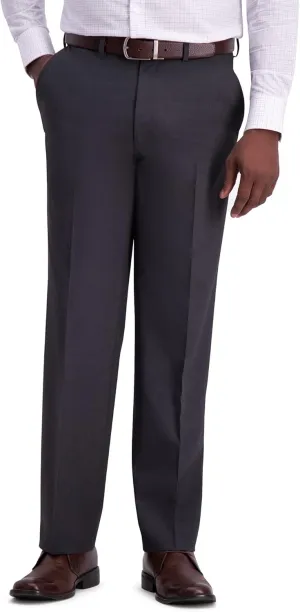 Haggar Men's Classic Fit Soild Stretch Suit Separate Pant (Regular and Big and Tall)