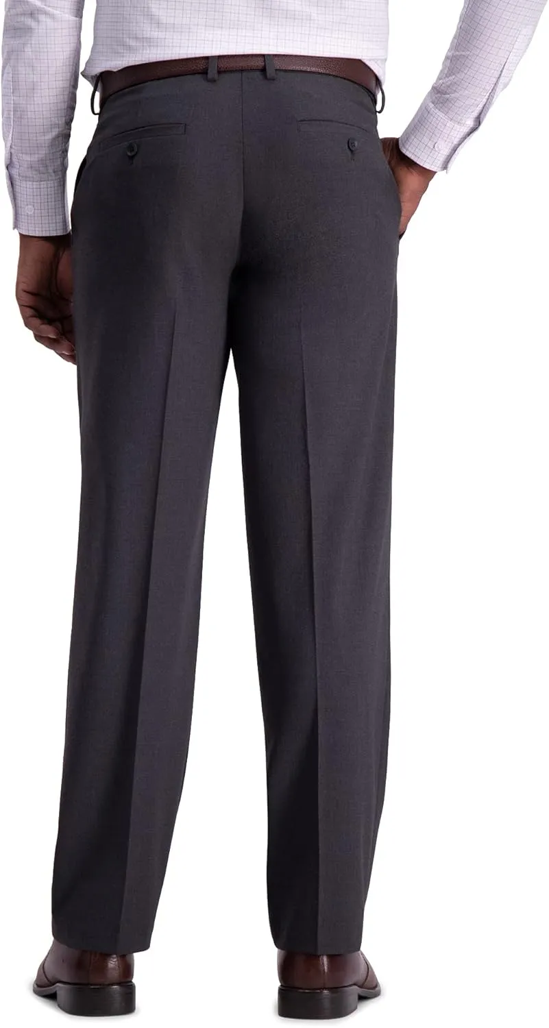 Haggar Men's Classic Fit Soild Stretch Suit Separate Pant (Regular and Big and Tall)