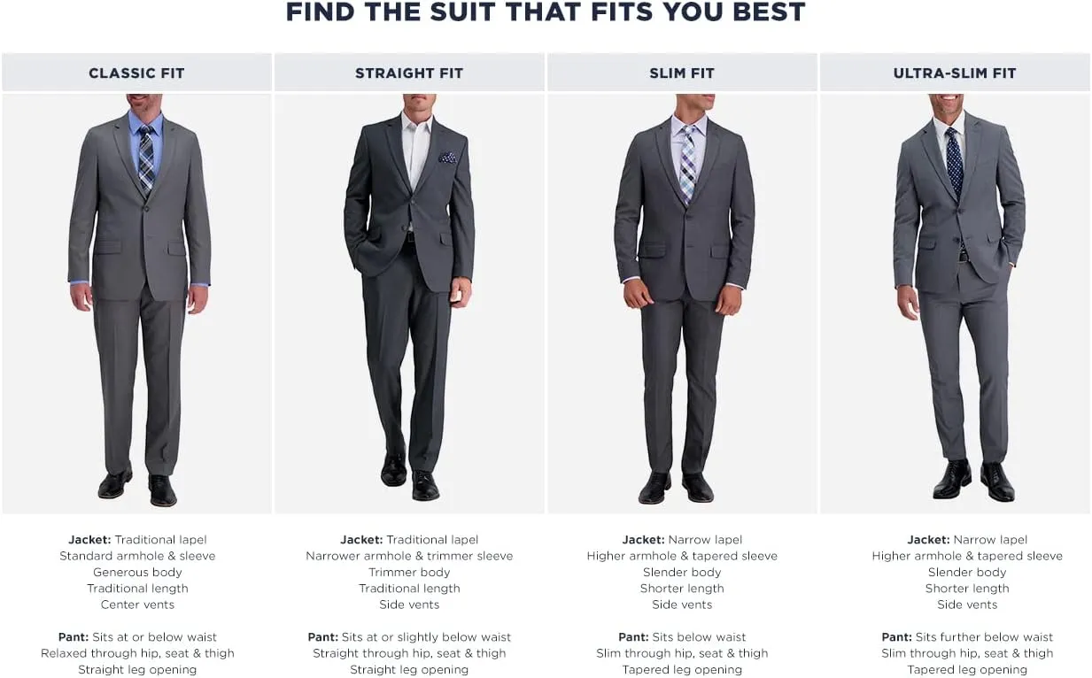 Haggar Men's Classic Fit Soild Stretch Suit Separate Pant (Regular and Big and Tall)