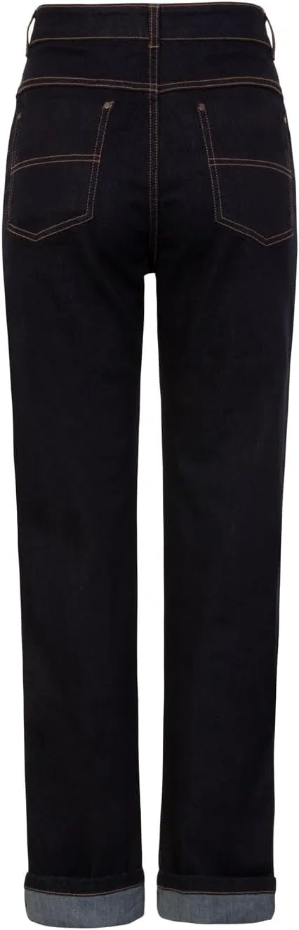 Hell Bunny Weston Denim Jeans 40s 50s Vintage Retro Rockabilly Trousers Pants