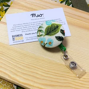 Herb Garden Natural Retractable Badge Reel Only