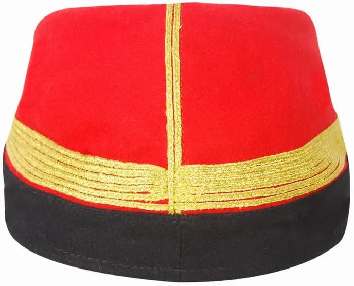 Heritage Robe Men's US Civil War Artillery General's Gold Braids Kepi with Badge – Embrace History in Elegance