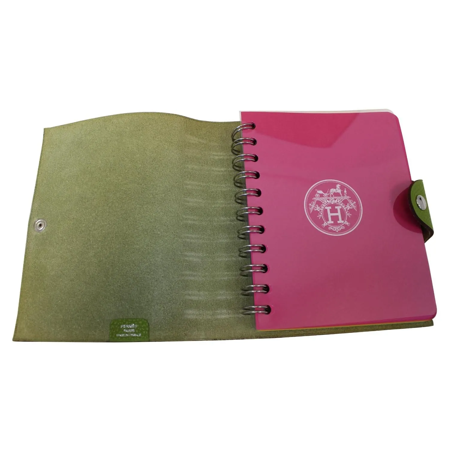 HERMES Ulysse PM Agenda Address Book Green