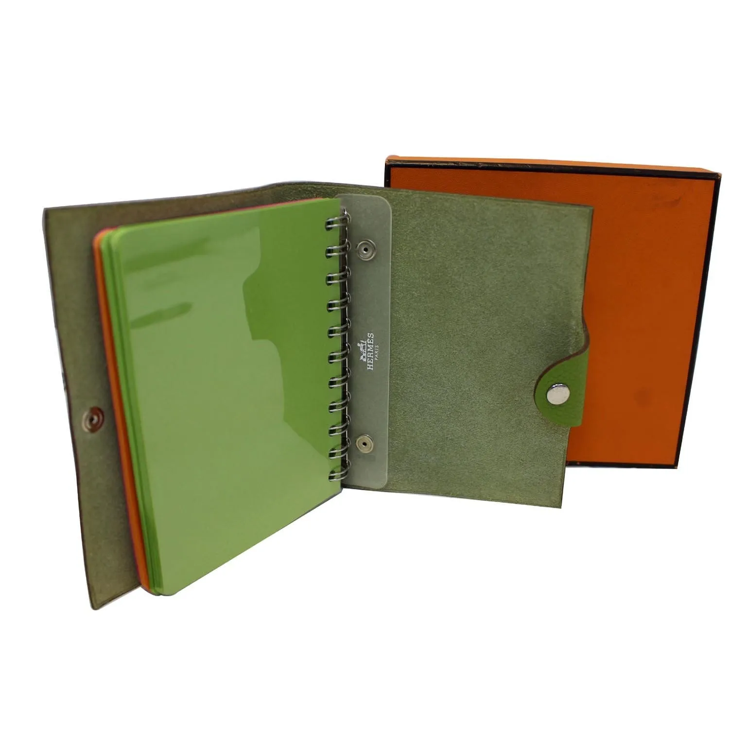 HERMES Ulysse PM Agenda Address Book Green