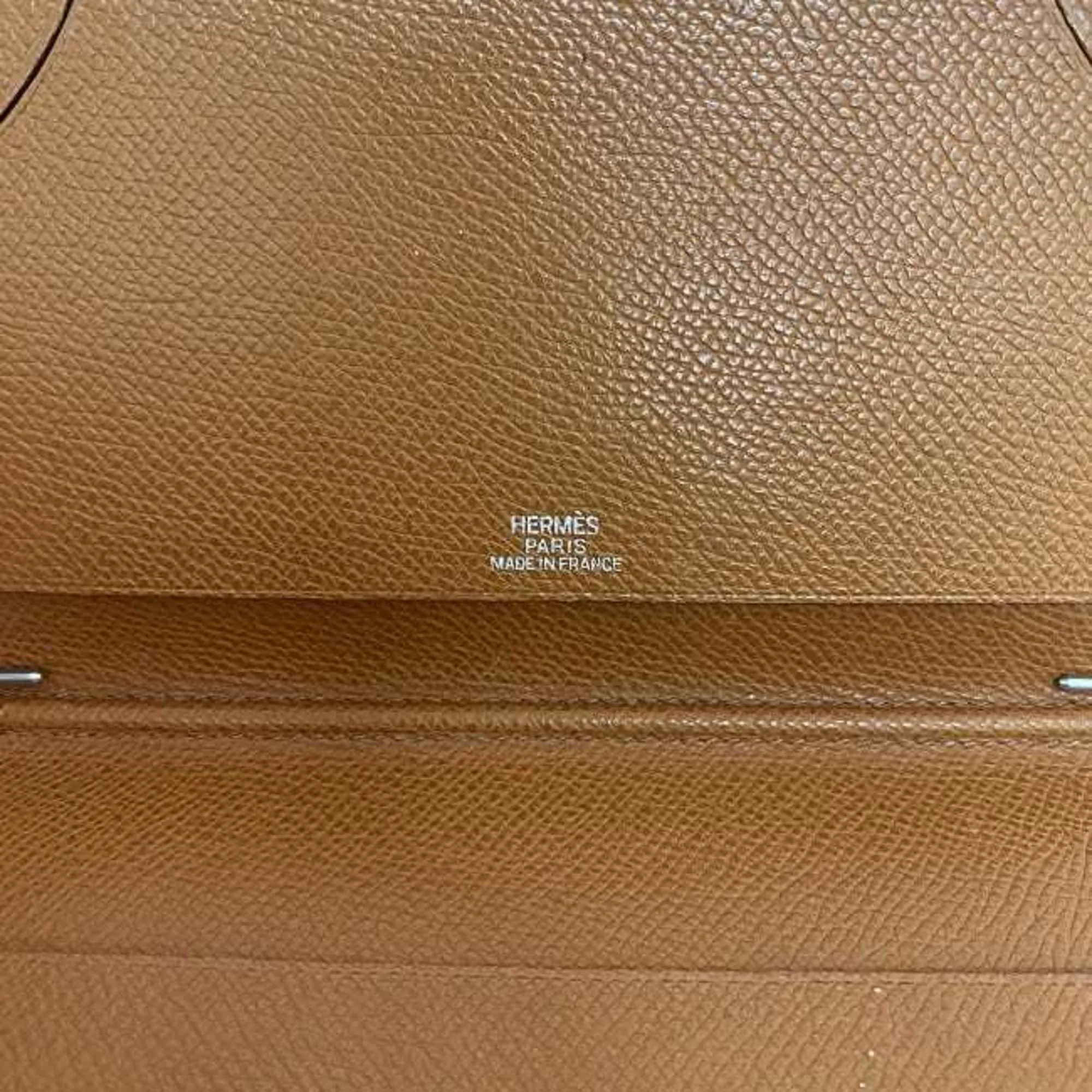 Hermès Agenda Cover Leather Wallet (Pre-Owned)