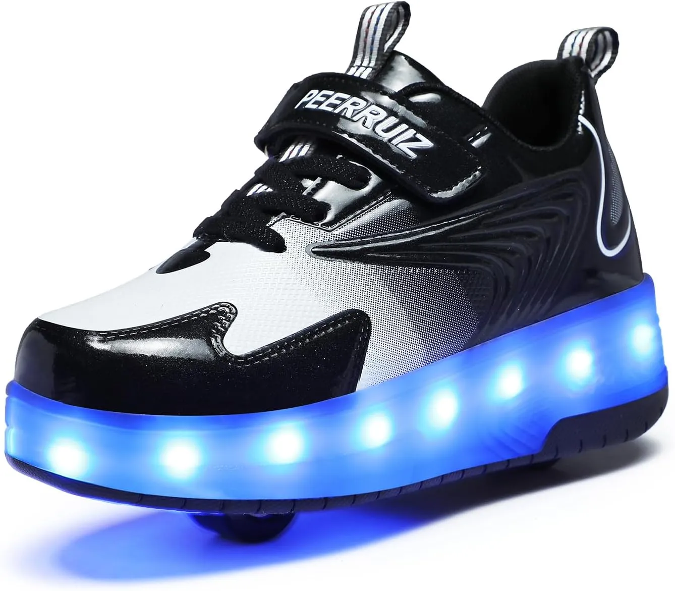 HHSTS Kids Shoes - New Upgraded with Wheels LED Light Color Shoes Shiny Roller Skates Skate Shoes Simple Kids Gifts Boys Girls The Best Gift for Party Birthday Christmas Day