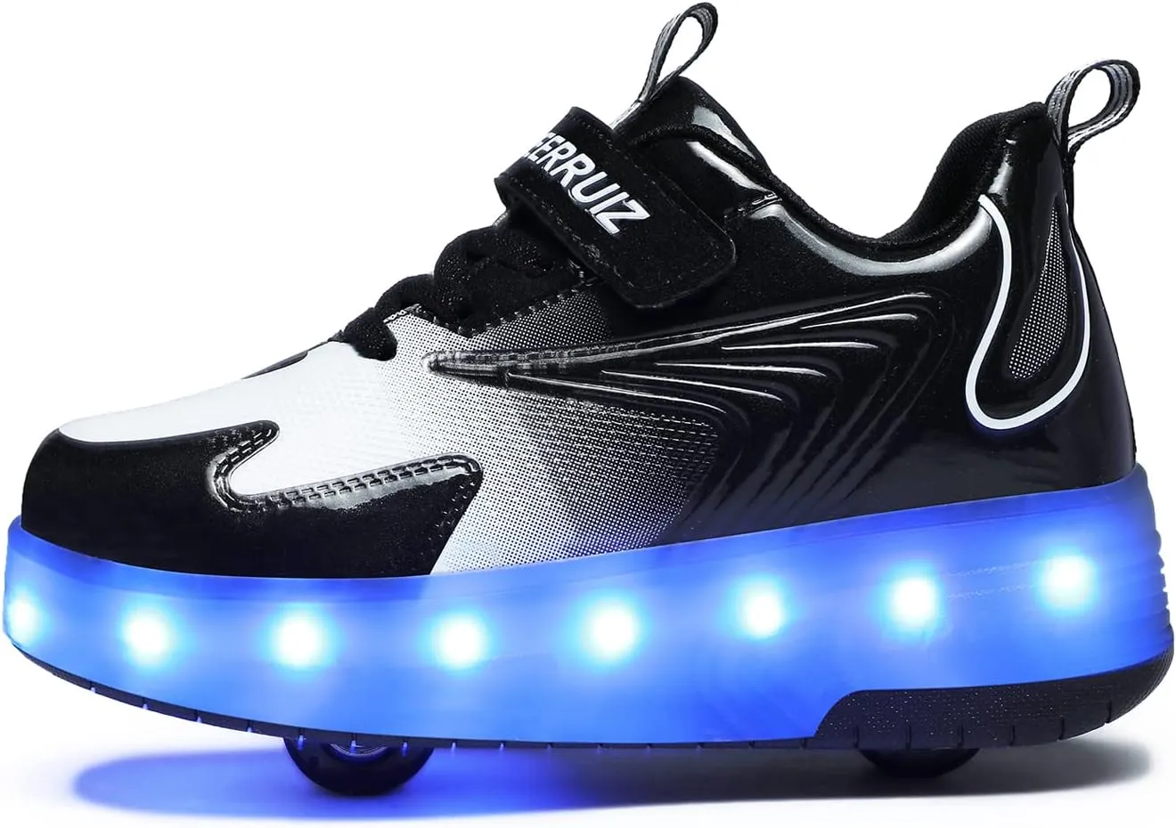 HHSTS Kids Shoes - New Upgraded with Wheels LED Light Color Shoes Shiny Roller Skates Skate Shoes Simple Kids Gifts Boys Girls The Best Gift for Party Birthday Christmas Day
