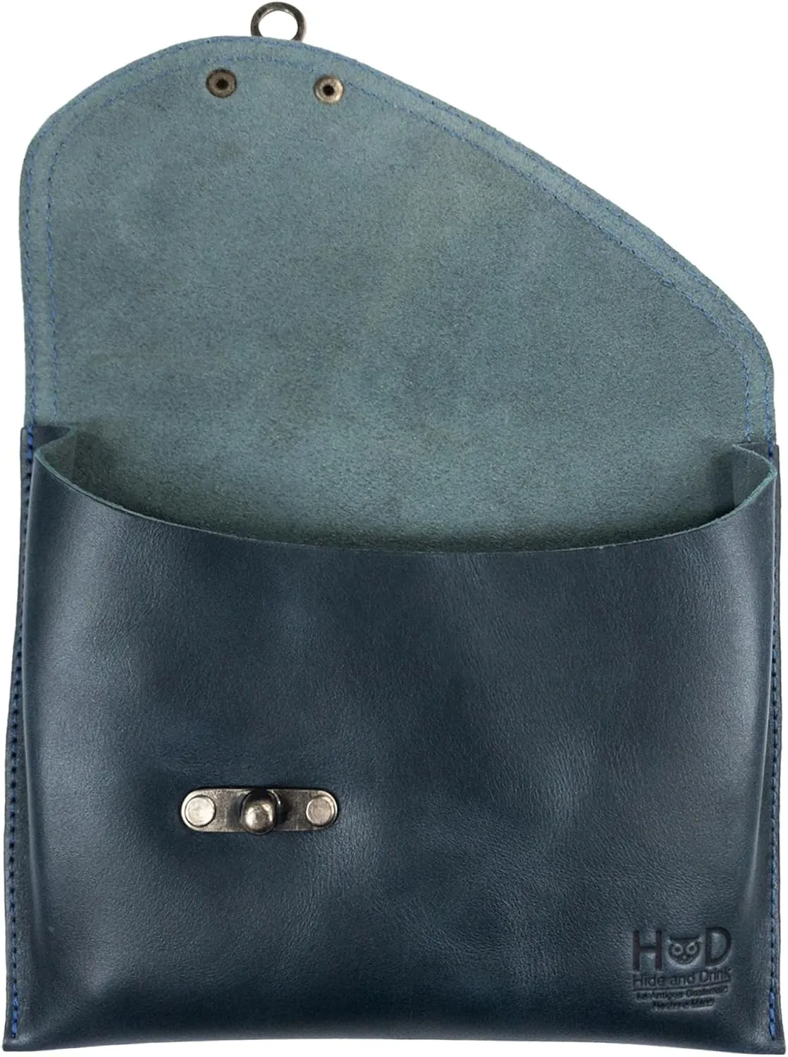 Hide & Drink, Petit Clutch Bag, Vintage Handbag, Evening Bag, Travel Accessory, Full Grain Leather, Handmade