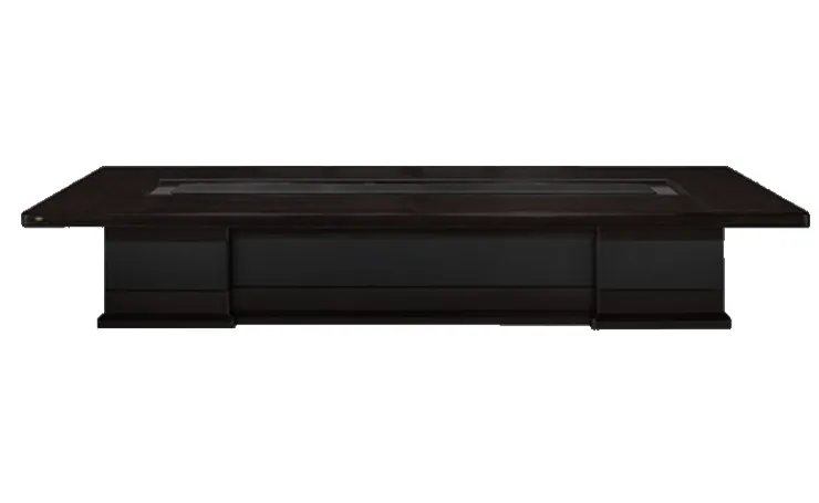 High End Luxury Boardroom Table With Black Leather Detailing - 4000mm / 4200mm / 4400mm / 4600mm / 4800mm / 5000mm / 5200mm