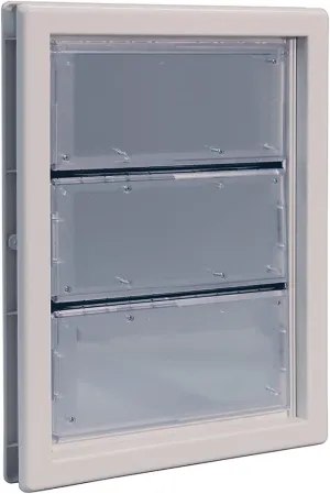 Ideal Pet Products Air Seal Pet Door with Telescoping Frame, Large, 10.25" x 15.75" Flap Size