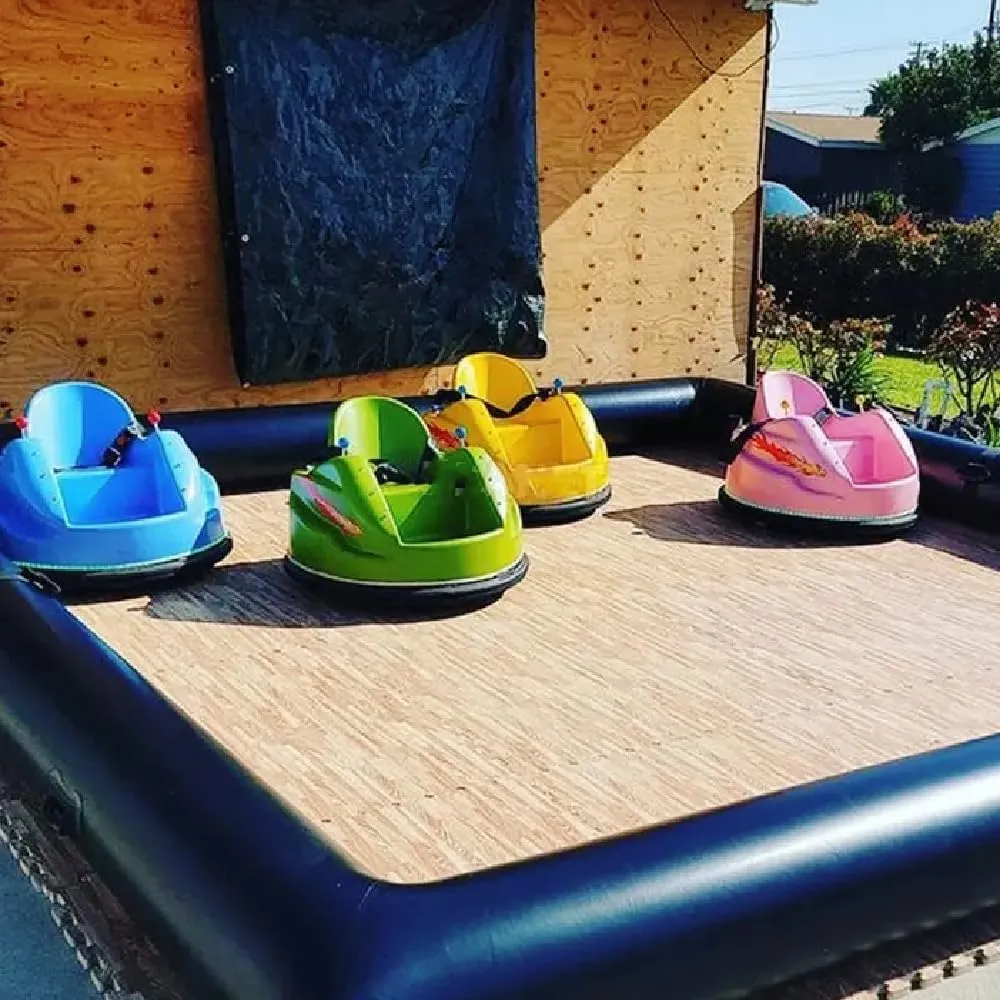 Inflatable Bumper car Racing Track Suitable for Children to Play with, Tube Only, Bottom not Included (White-10 * 10ft)
