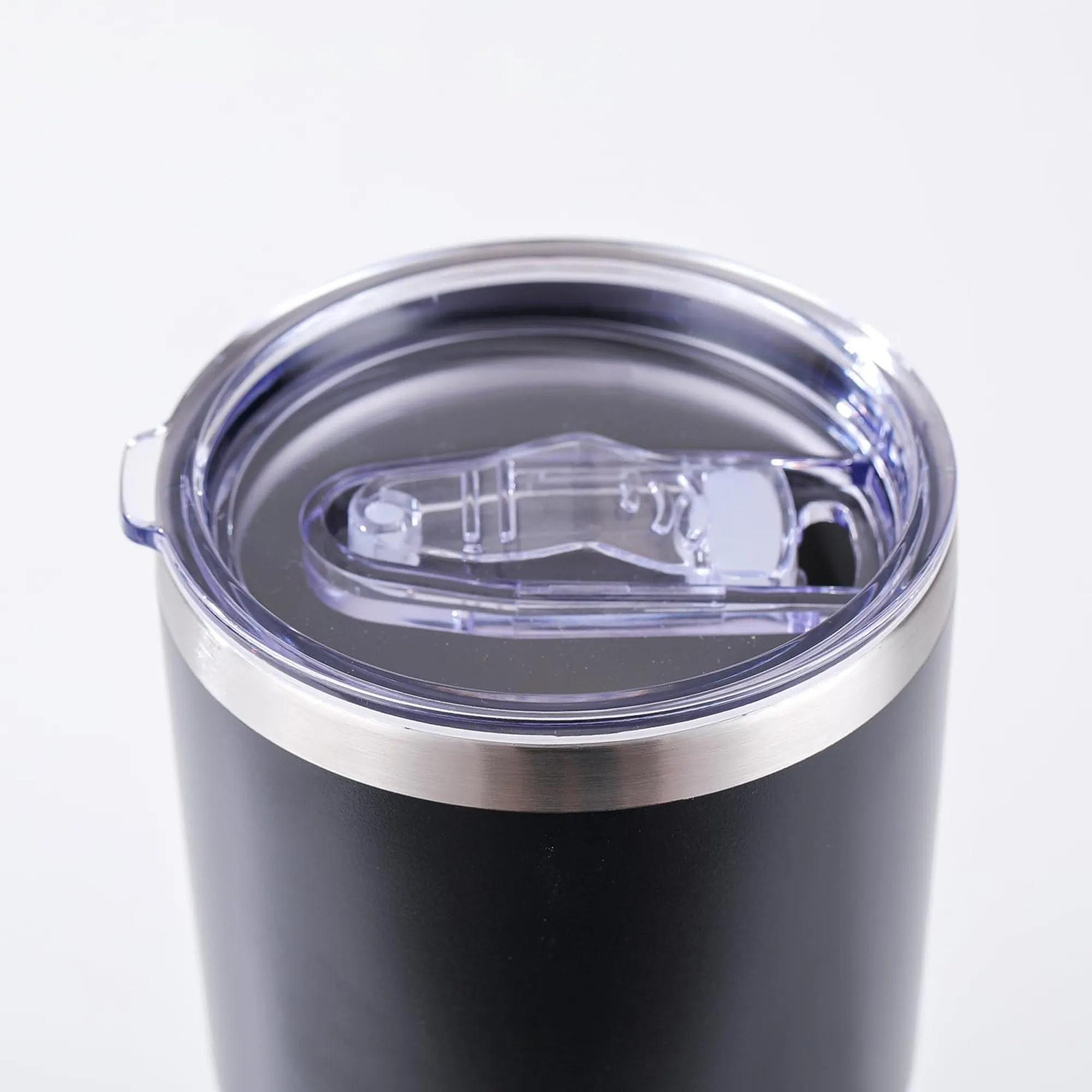 Insulated Tumbler Cup with Slide Lid - 30oz (Black)