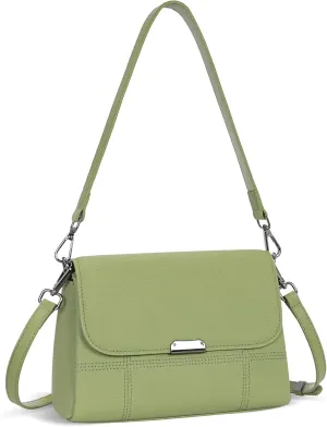 Iswee Genuine Leather Purses for Women Crossbody Bags Designer Shoulder Handbags Ladies Purses Casual Bag