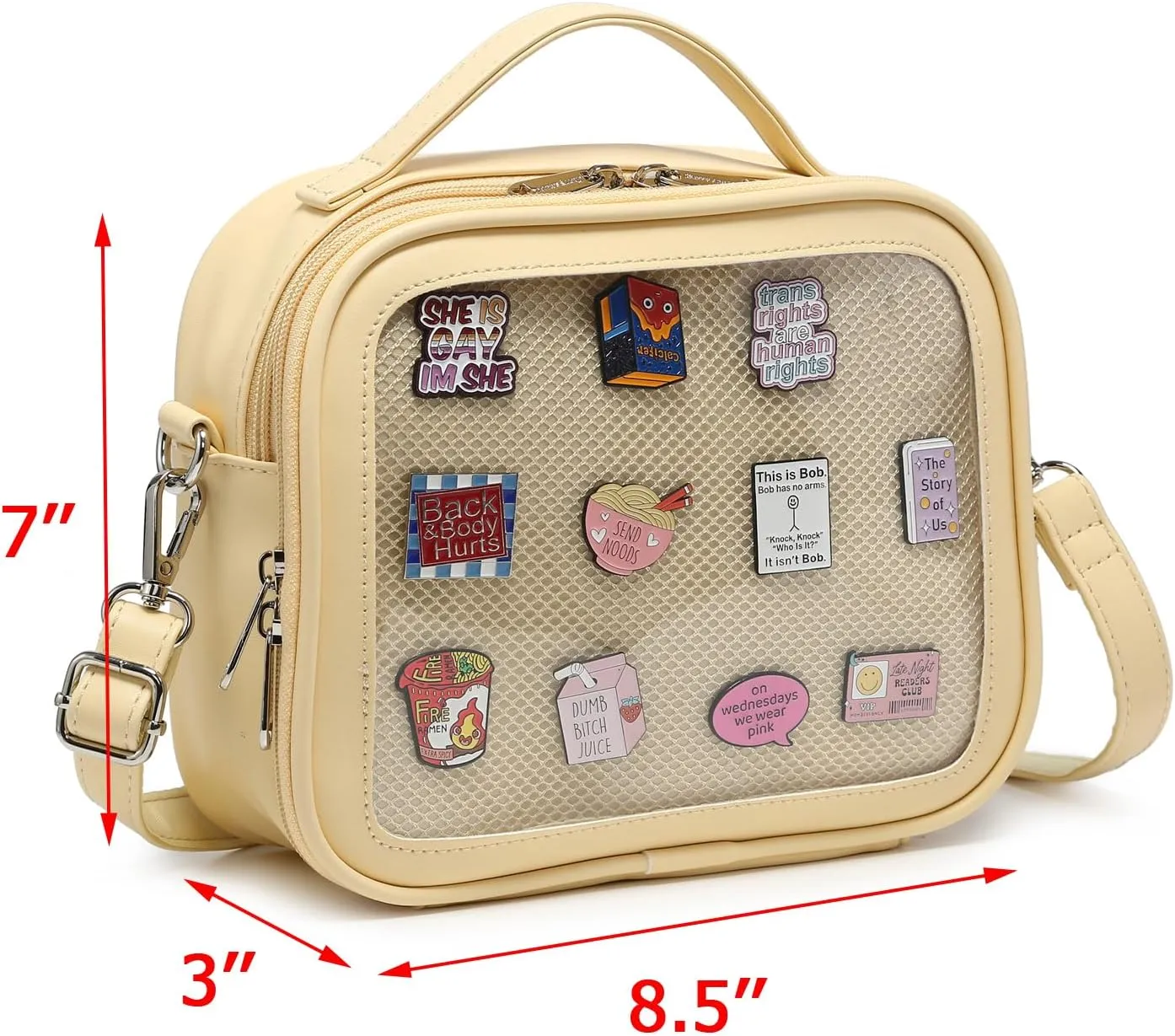 Ita Bag Crossbody Bag Messenger Shoulder Bags for Anime Display