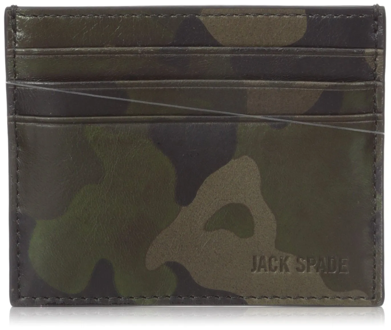 Jack Spade Men's Camo Leather Six-Card Holder