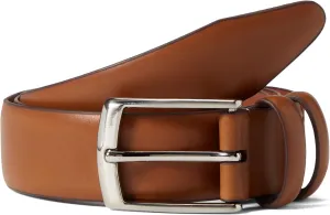 Johnston & Murphy Men's Feathered Edge Italian Leather Belt